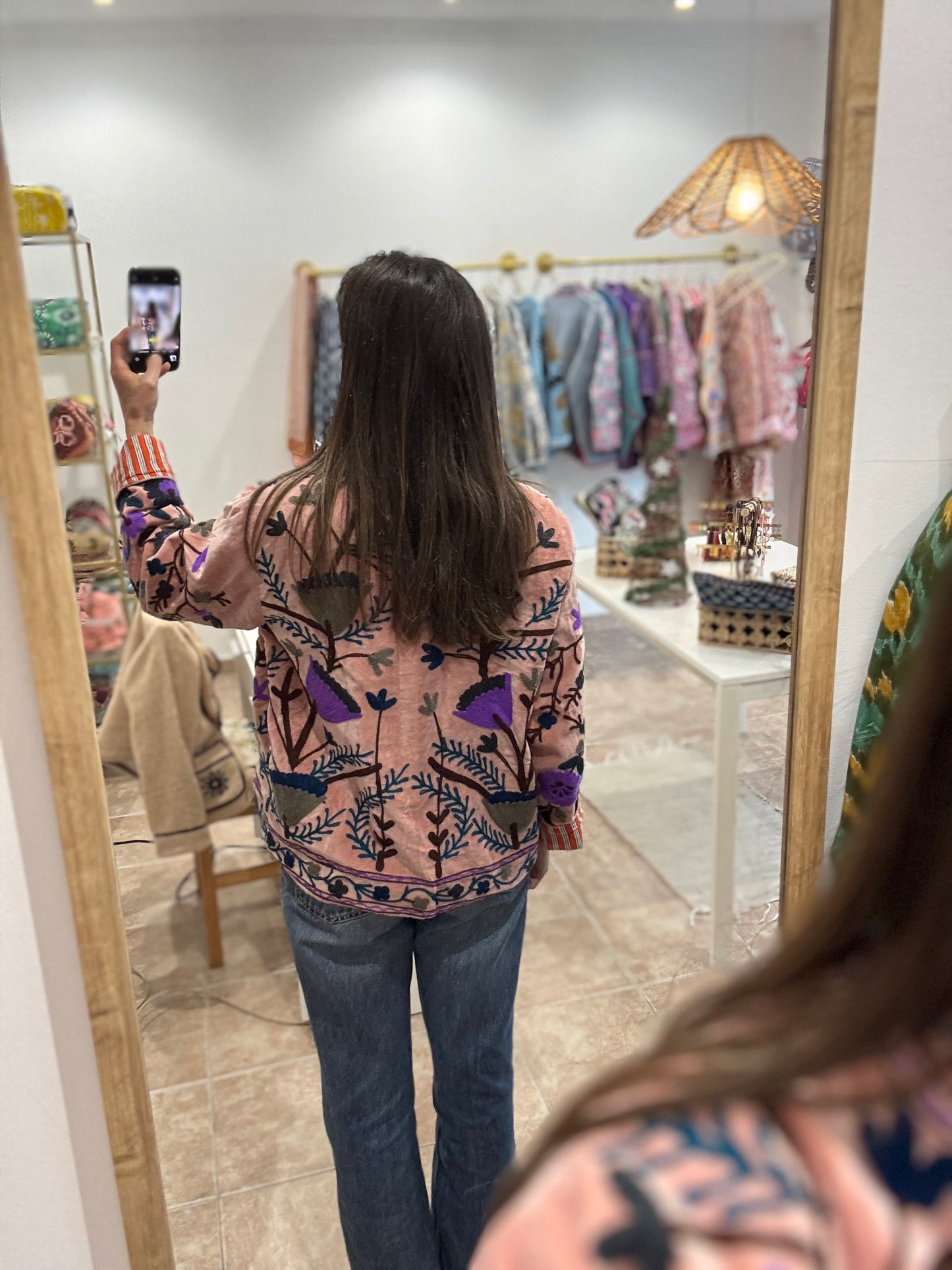 Chaqueta Boho bordada