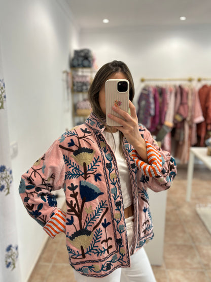Chaqueta Boho bordada