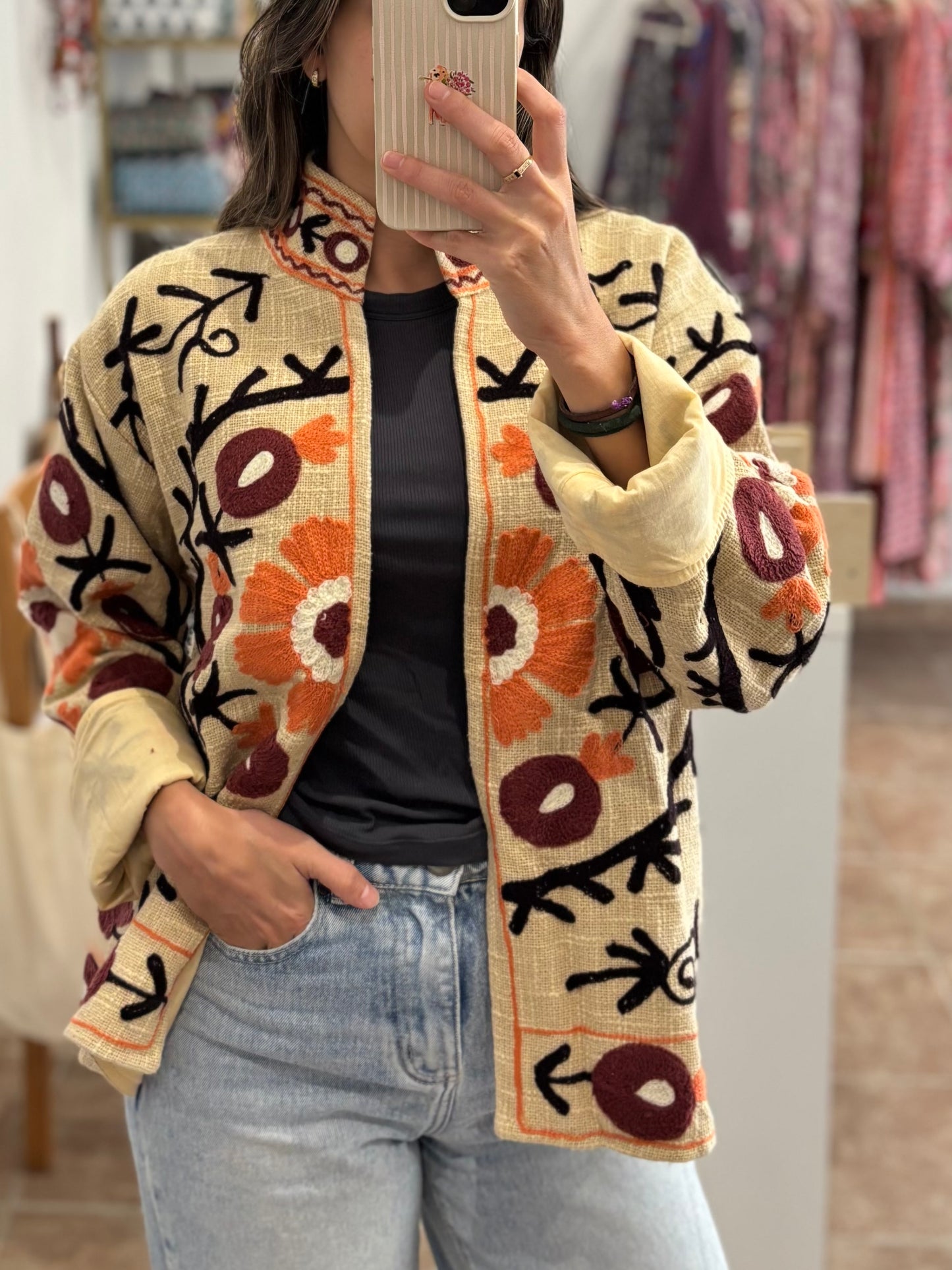 Chaqueta tnt bordada