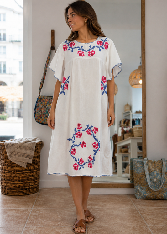 Vestido MARGOT BORDADO