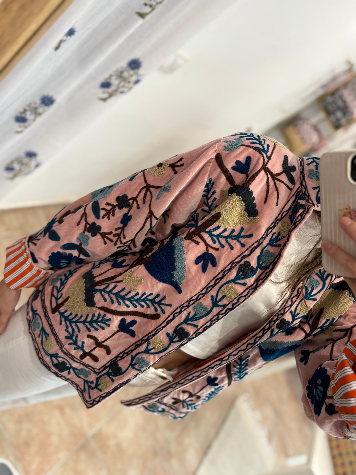Chaqueta Boho bordada