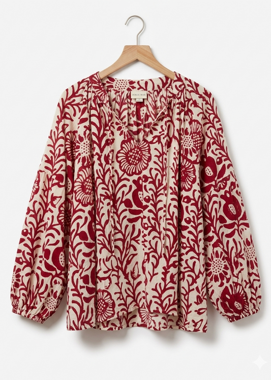 blusa Boho