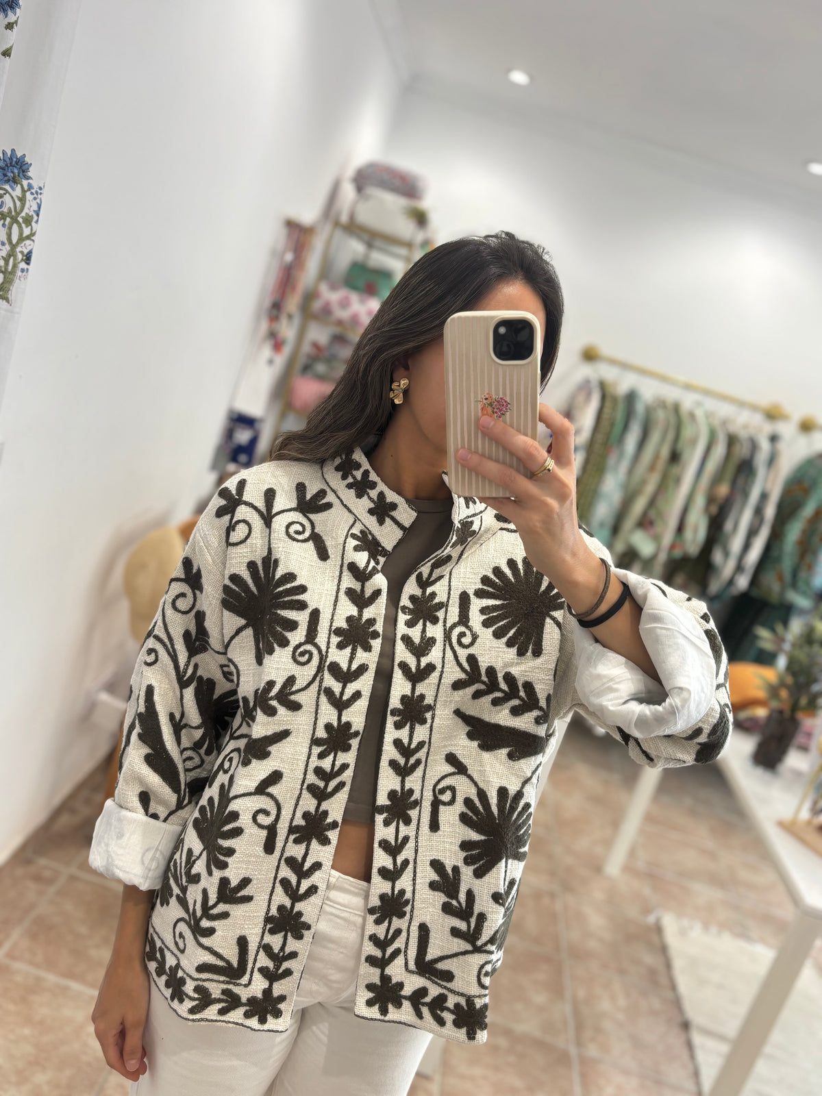 Chaqueta tnt bordada