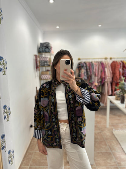 Chaqueta Boho bordada