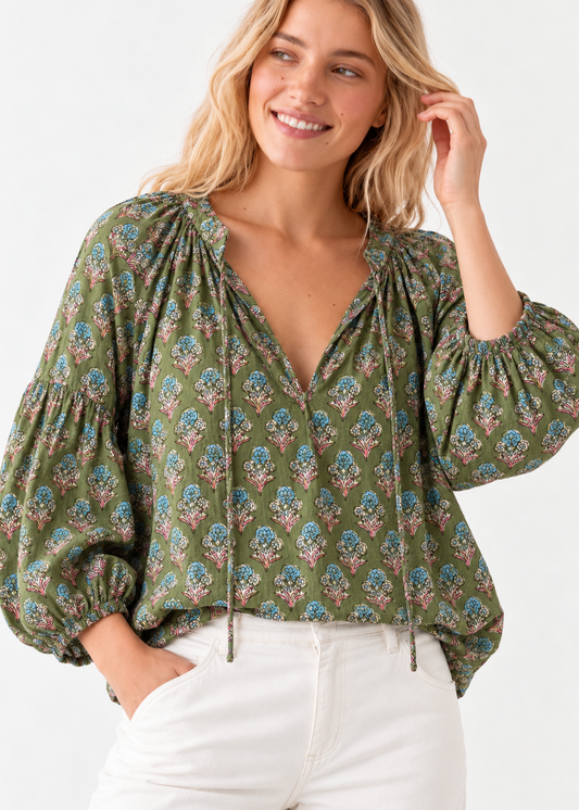 blusa Boho